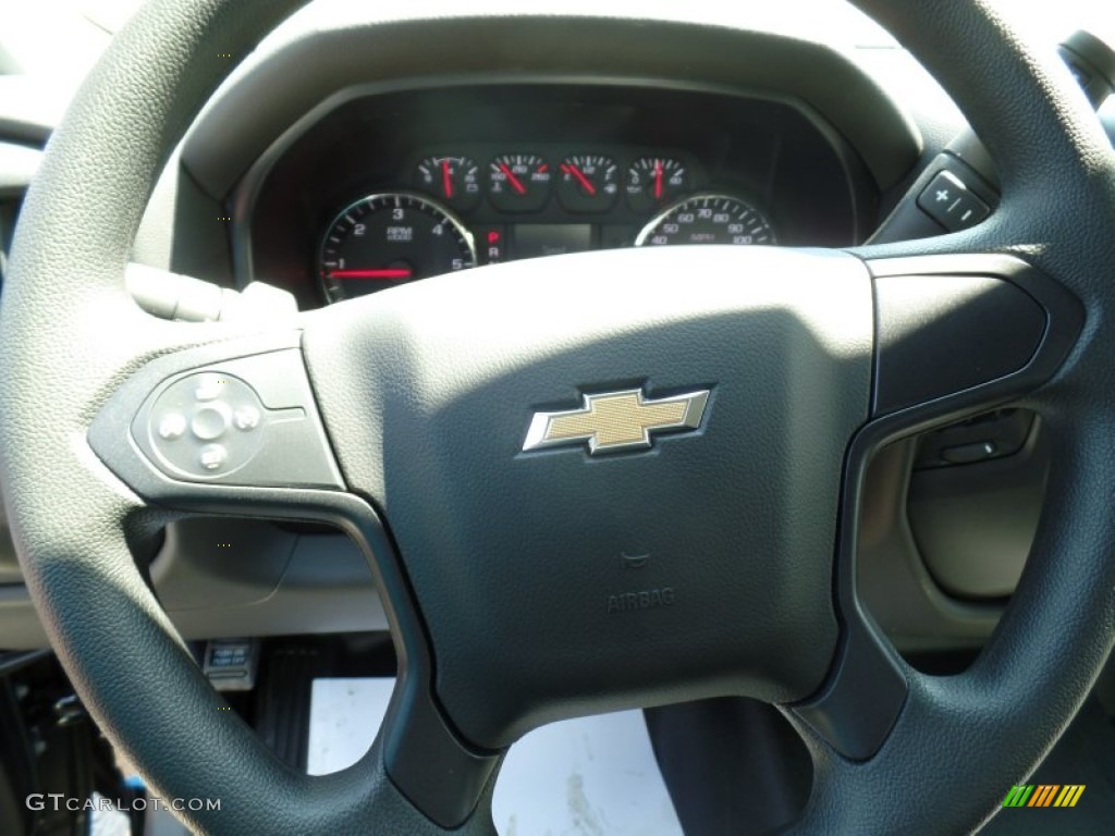 2015 Silverado 1500 WT Double Cab - Black / Dark Ash/Jet Black photo #19