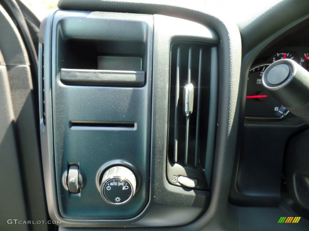 2015 Silverado 1500 WT Double Cab - Black / Dark Ash/Jet Black photo #21