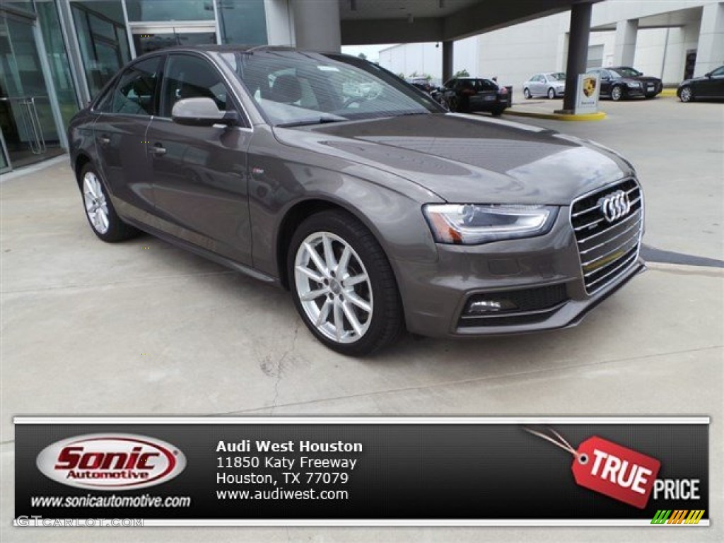 2015 A4 2.0T Premium quattro - Dakota Gray Metallic / Chestnut Brown/Black photo #1