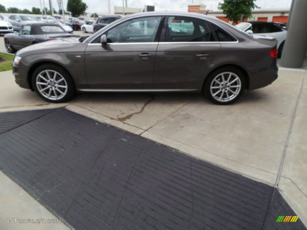 2015 A4 2.0T Premium quattro - Dakota Gray Metallic / Chestnut Brown/Black photo #4