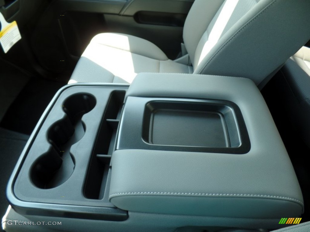 2015 Silverado 1500 WT Double Cab - Black / Dark Ash/Jet Black photo #34