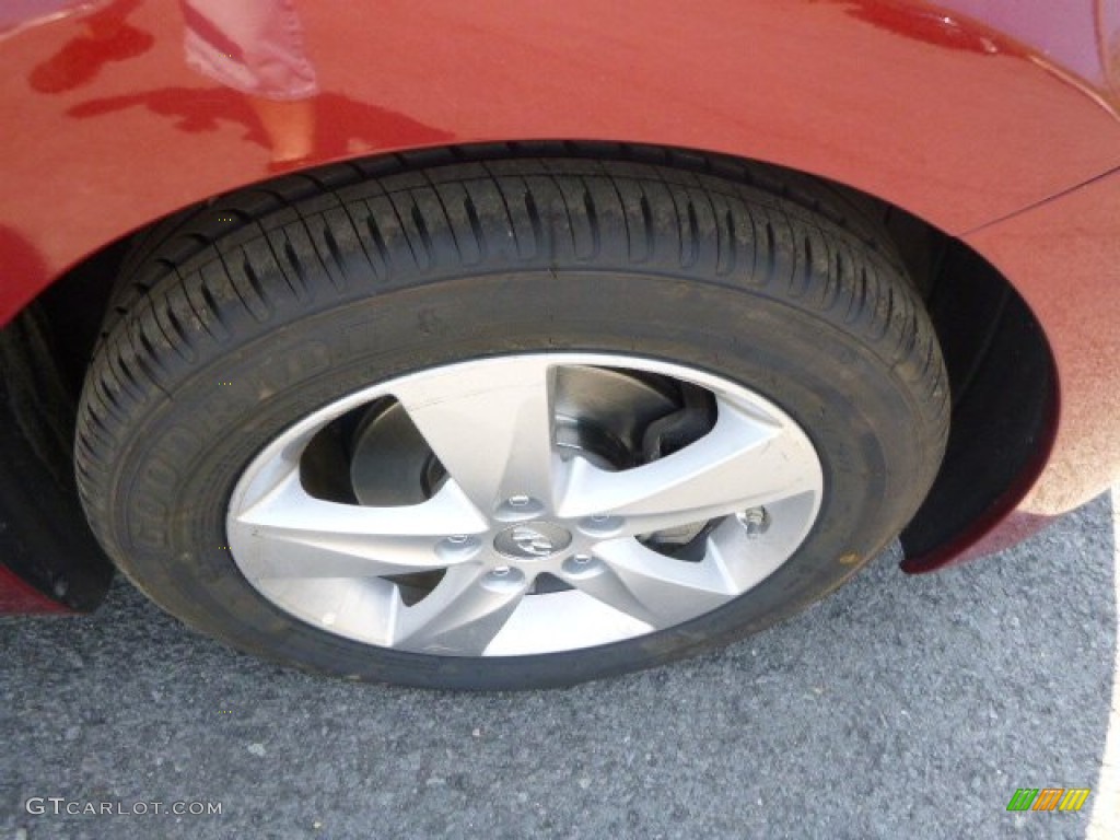 2013 Elantra GLS - Sparkling Ruby / Beige photo #9