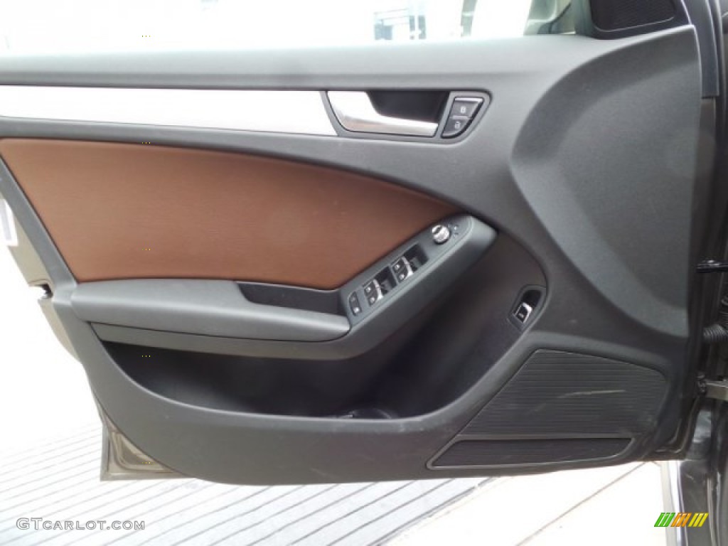 2015 A4 2.0T Premium quattro - Dakota Gray Metallic / Chestnut Brown/Black photo #13