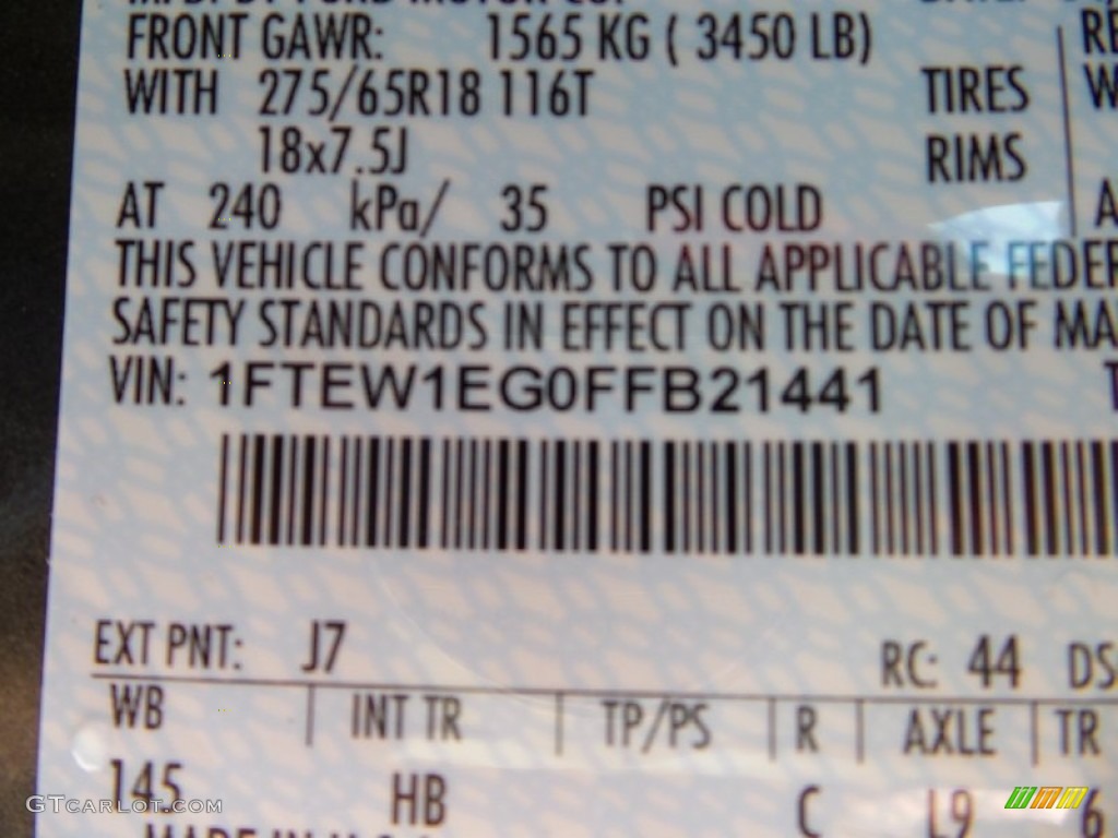 2015 F150 Lariat SuperCrew 4x4 - Magnetic Metallic / Medium Earth Gray photo #16