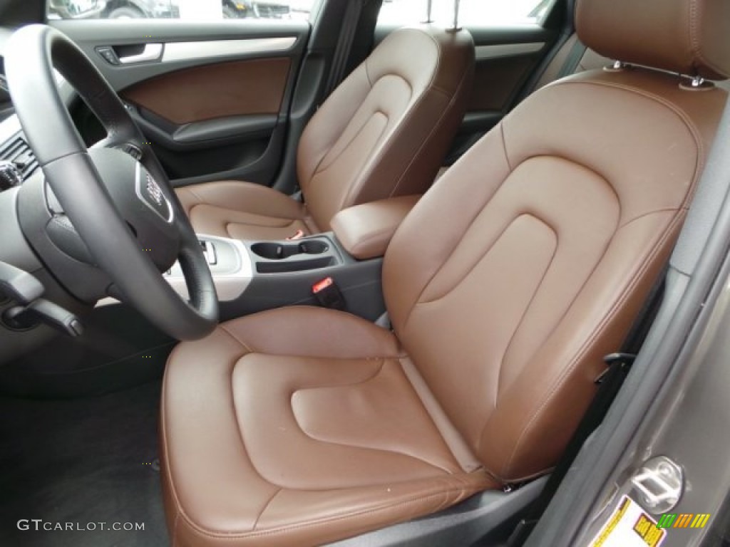 2015 A4 2.0T Premium quattro - Dakota Gray Metallic / Chestnut Brown/Black photo #15
