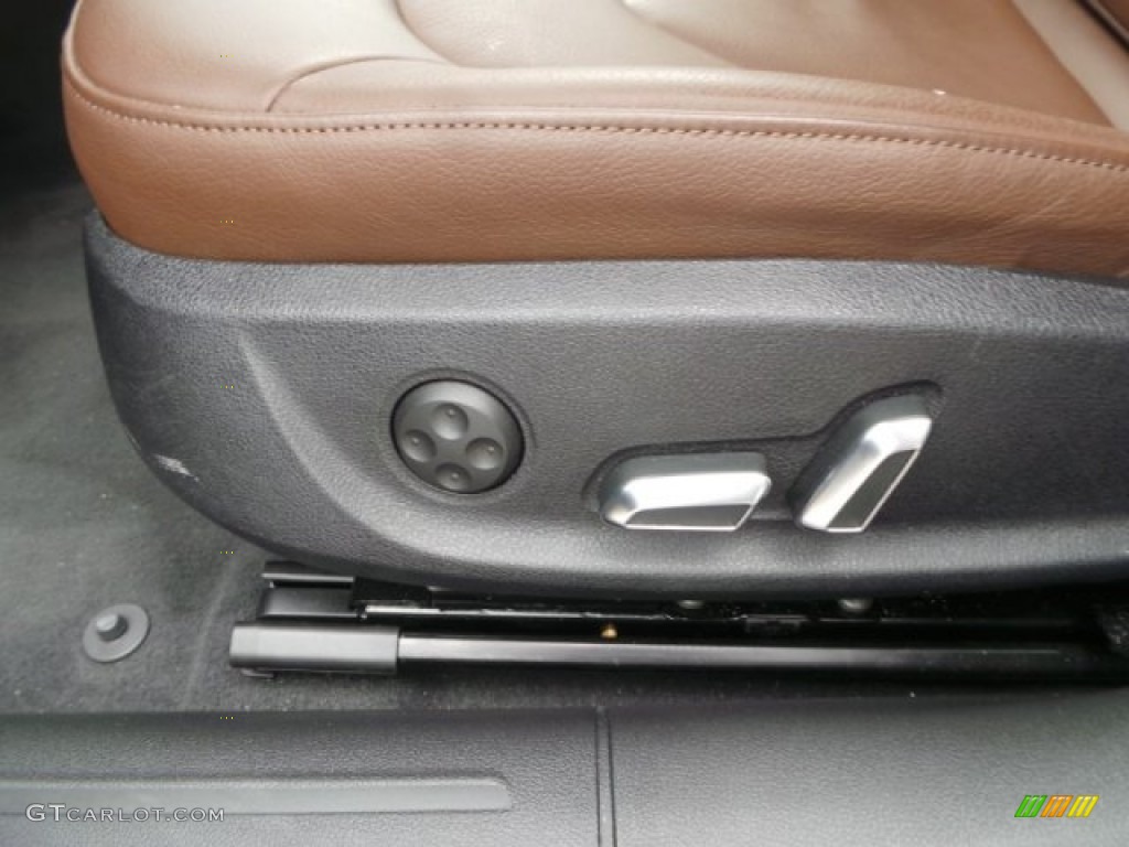 2015 A4 2.0T Premium quattro - Dakota Gray Metallic / Chestnut Brown/Black photo #16