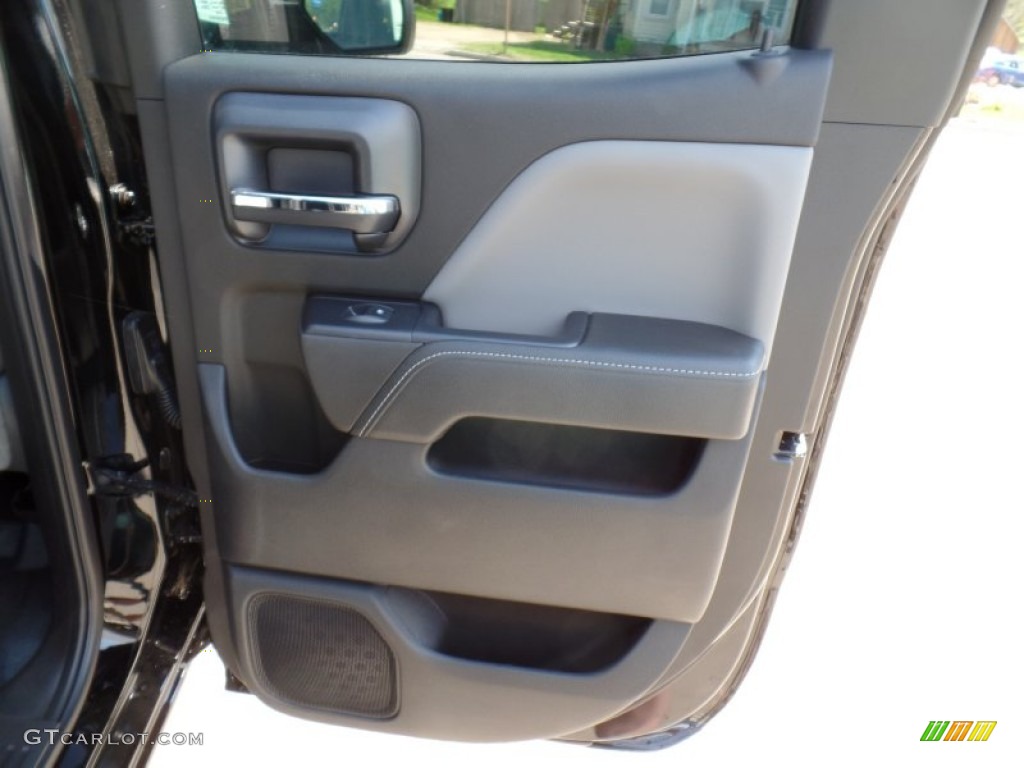 2015 Silverado 1500 WT Double Cab - Black / Dark Ash/Jet Black photo #44