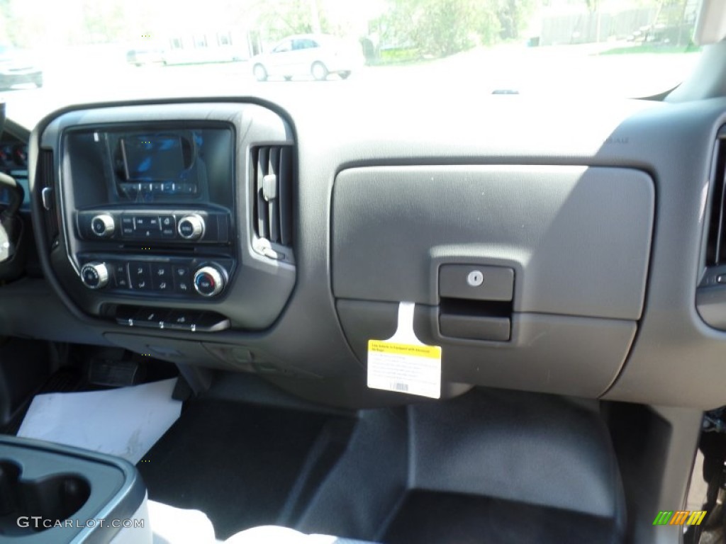 2015 Silverado 1500 WT Double Cab - Black / Dark Ash/Jet Black photo #51