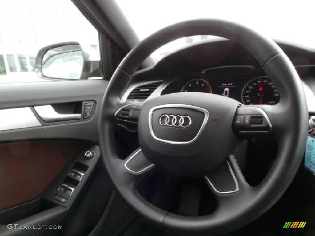 2015 A4 2.0T Premium quattro - Dakota Gray Metallic / Chestnut Brown/Black photo #30