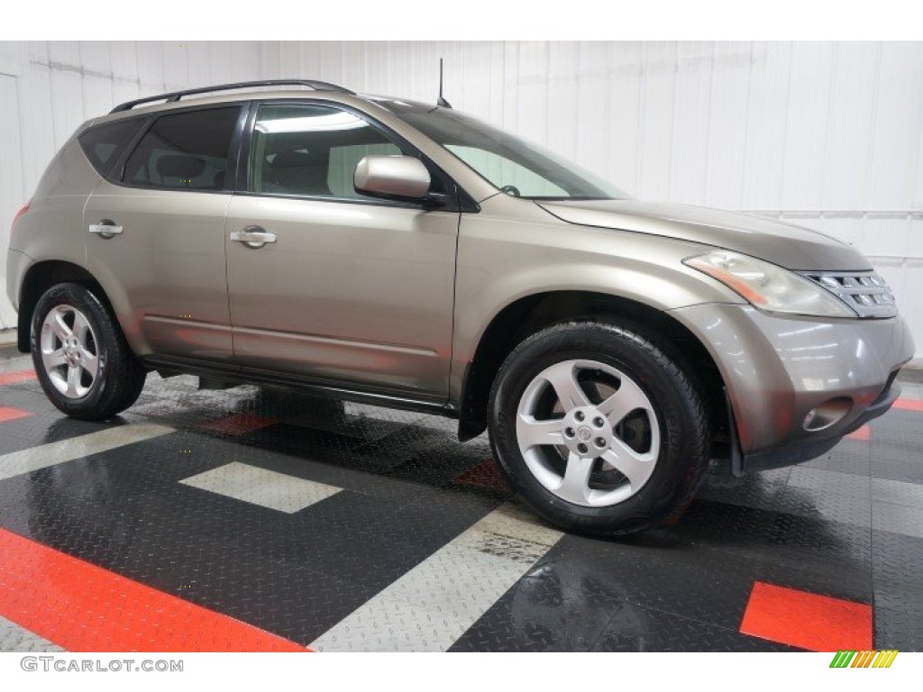 2003 Murano SL AWD - Luminous Gold Metallic / Charcoal photo #6