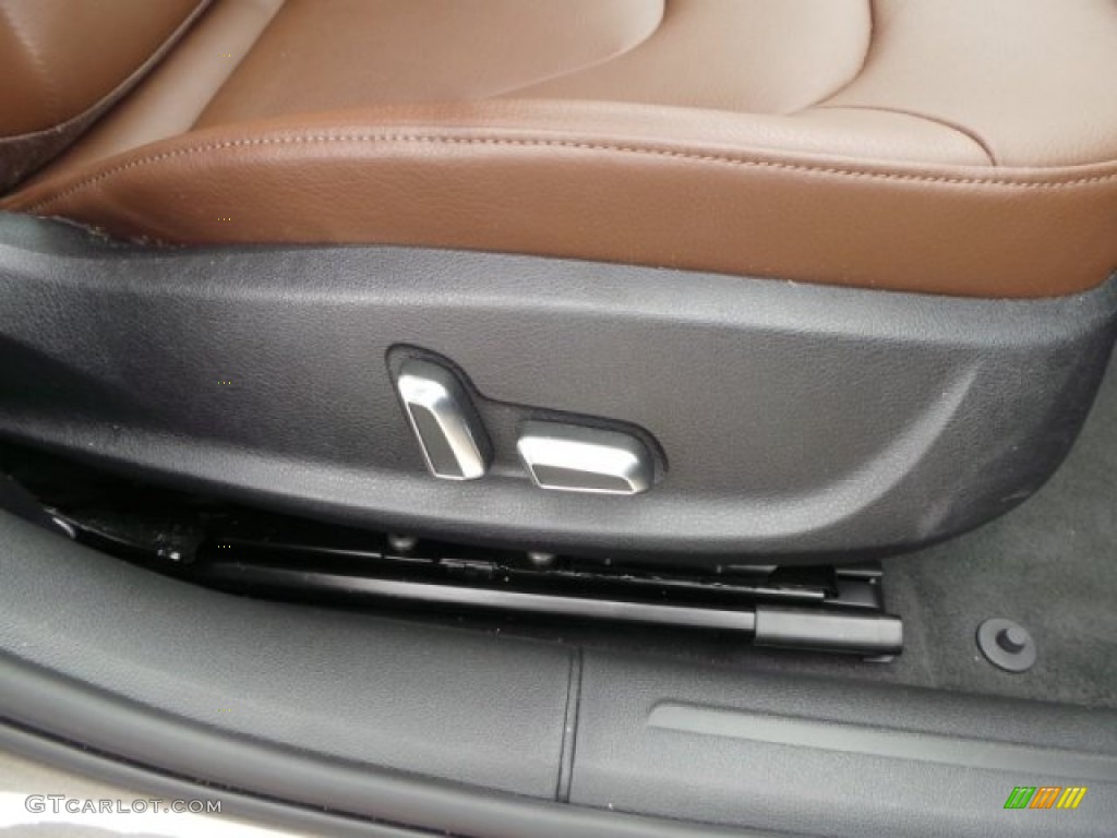 2015 A4 2.0T Premium quattro - Dakota Gray Metallic / Chestnut Brown/Black photo #37