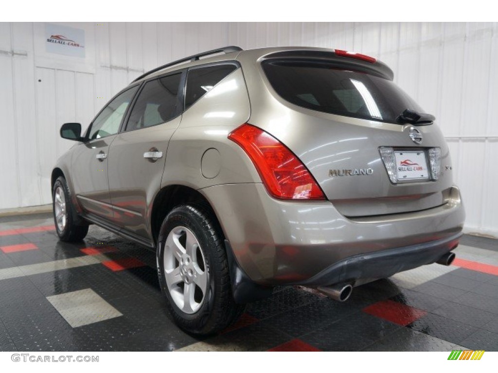 2003 Murano SL AWD - Luminous Gold Metallic / Charcoal photo #10