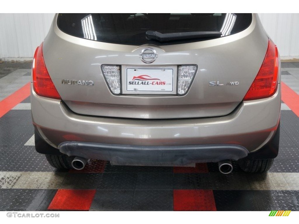 2003 Murano SL AWD - Luminous Gold Metallic / Charcoal photo #59