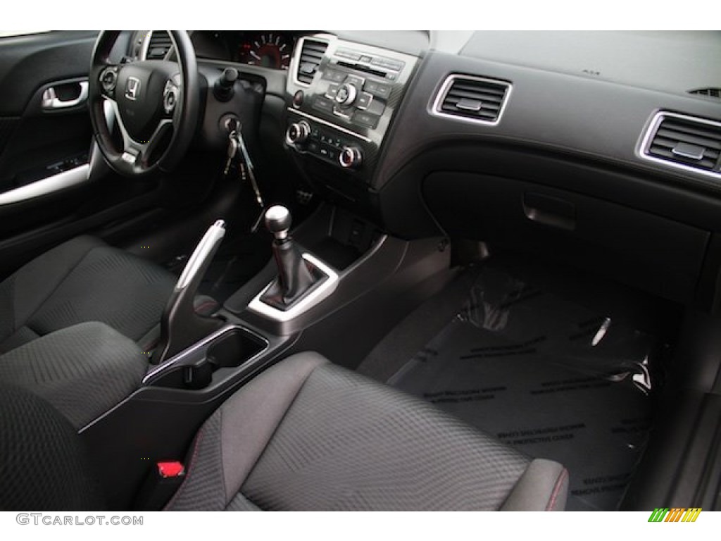 2013 Civic Si Coupe - Polished Metal Metallic / Black photo #15