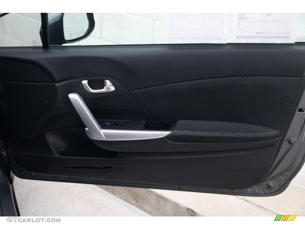 2013 Civic Si Coupe - Polished Metal Metallic / Black photo #22