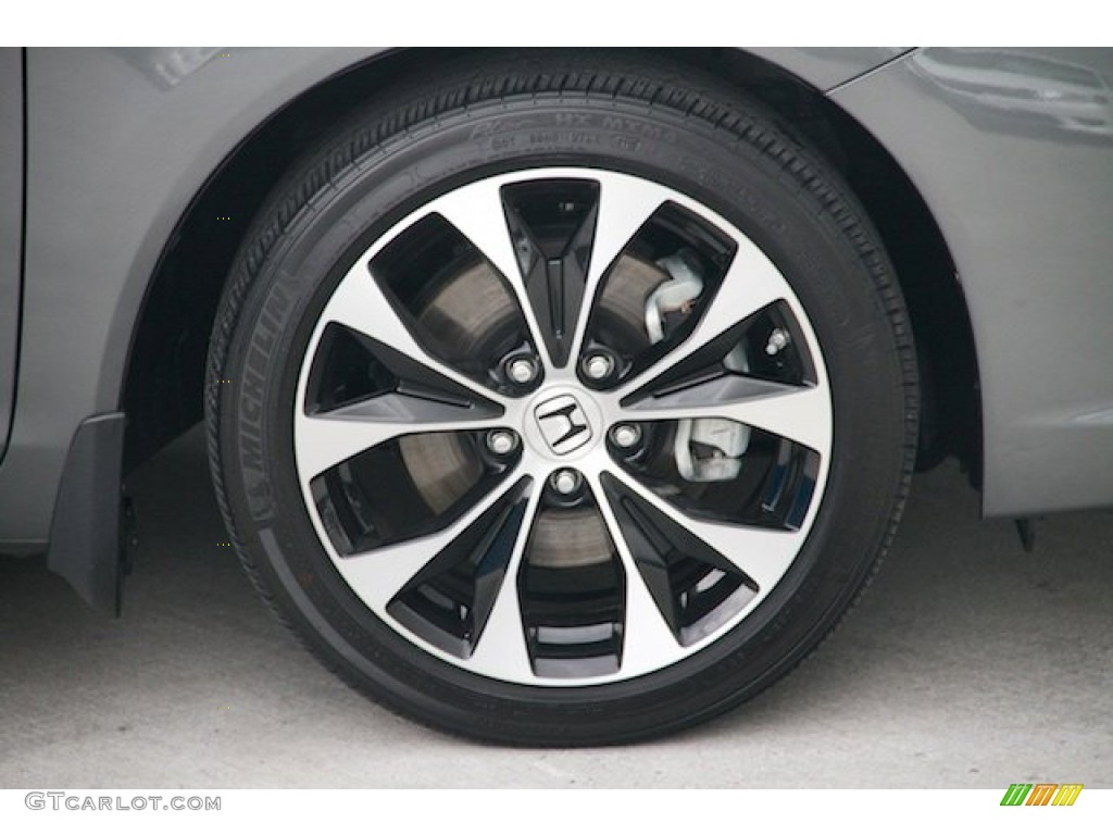 2013 Civic Si Coupe - Polished Metal Metallic / Black photo #26