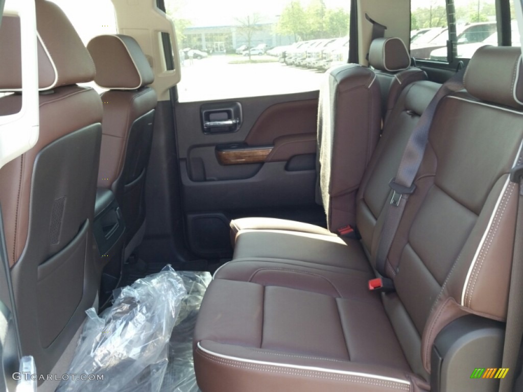 High Country Saddle Interior 2015 Chevrolet Silverado 1500 High Country Crew Cab 4x4 Photo #103825777