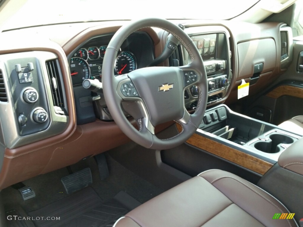 2015 Silverado 1500 High Country Crew Cab 4x4 - White Diamond Tricoat / High Country Saddle photo #7