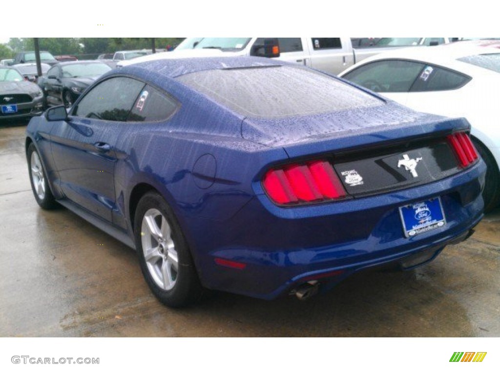 2015 Mustang V6 Coupe - Deep Impact Blue Metallic / Ebony photo #12