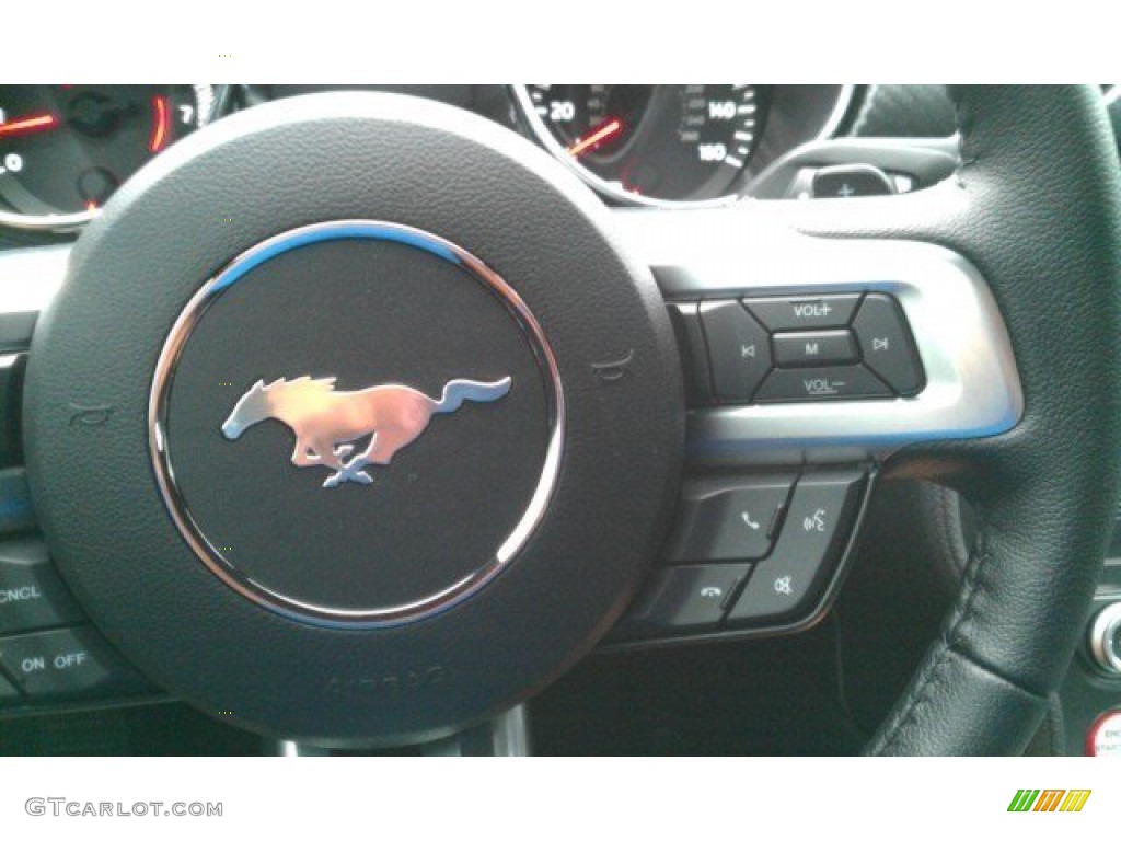 2015 Mustang V6 Coupe - Deep Impact Blue Metallic / Ebony photo #23