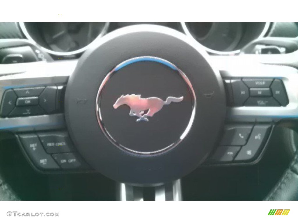 2015 Mustang V6 Coupe - Deep Impact Blue Metallic / Ebony photo #42
