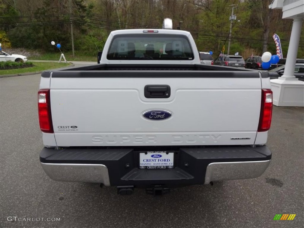 2015 F350 Super Duty XL Super Cab 4x4 - Oxford White / Steel photo #6