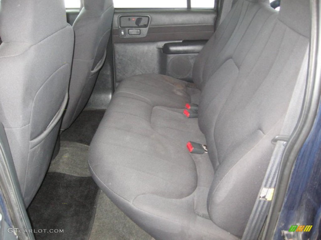 2003 S10 LS Crew Cab 4x4 - Indigo Blue Metallic / Graphite photo #14