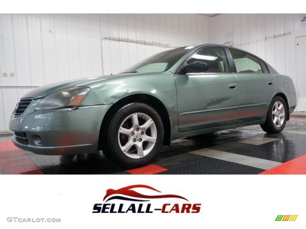 2006 Altima 2.5 S - Mystic Emerald Metallic / Blond photo #1