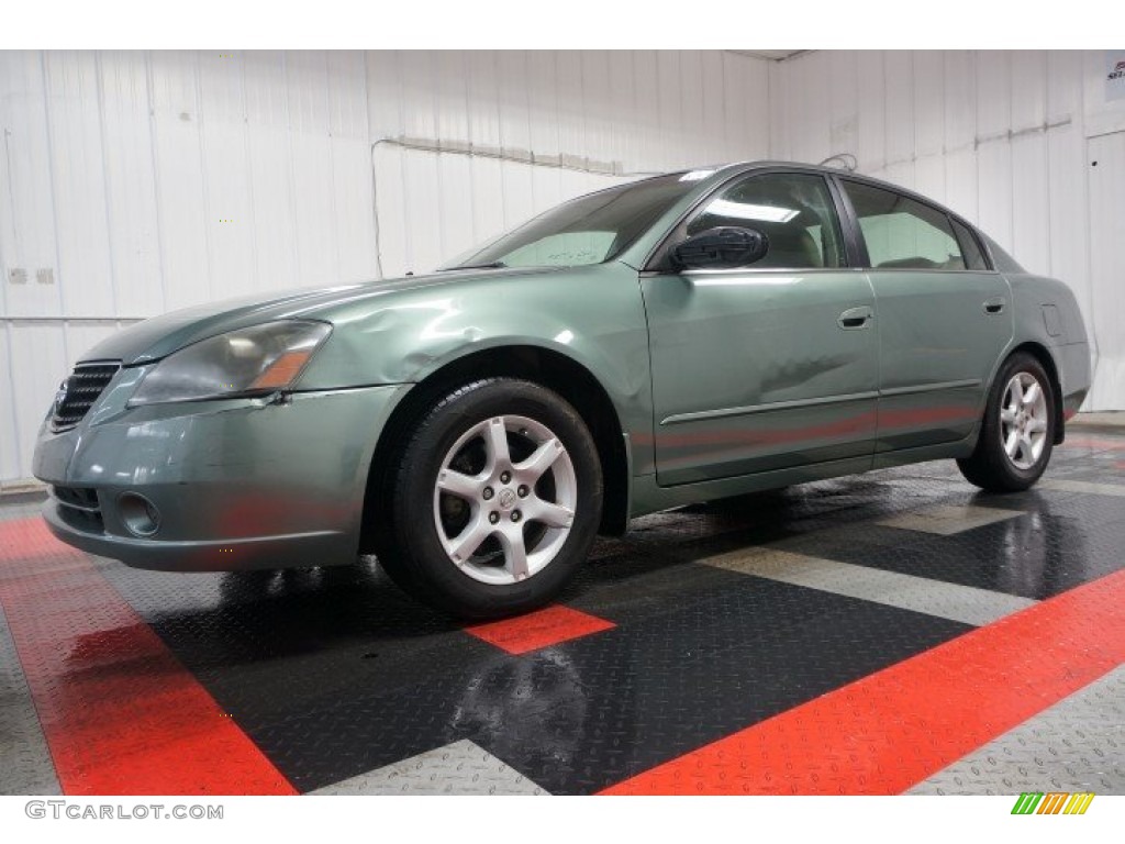2006 Altima 2.5 S - Mystic Emerald Metallic / Blond photo #2