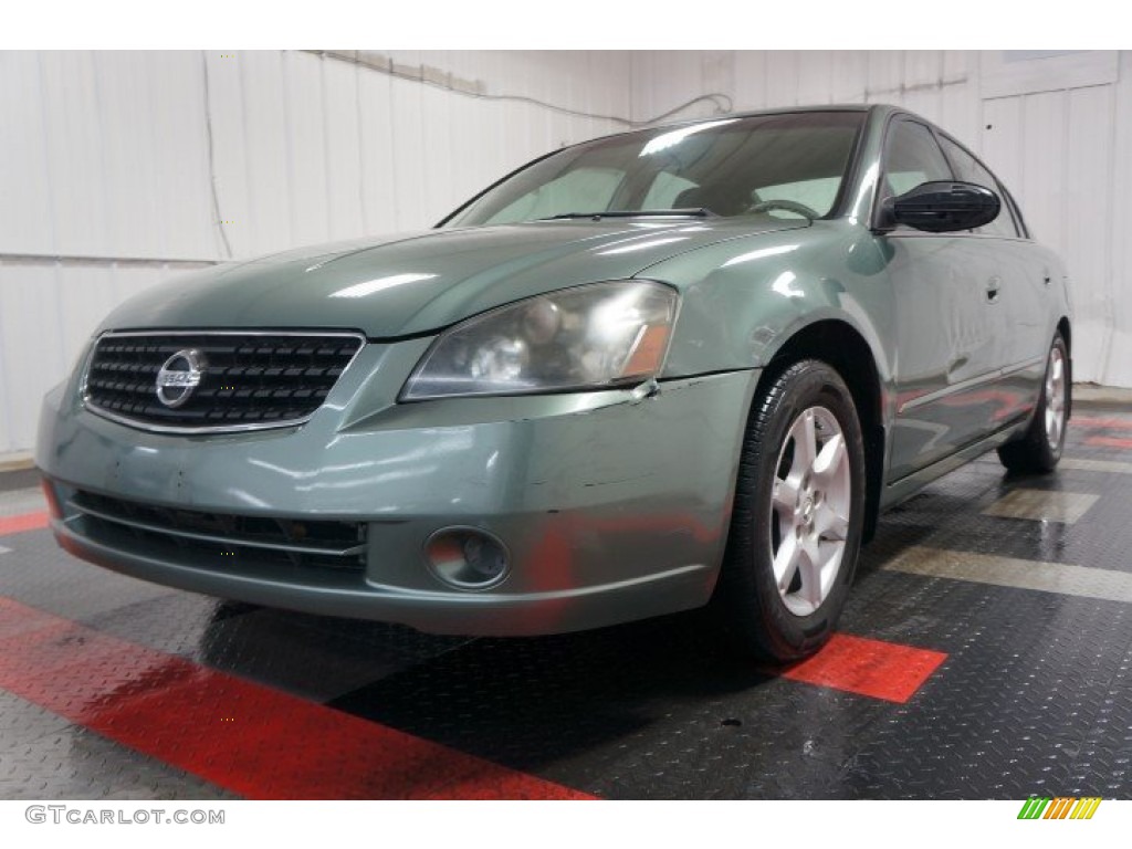 2006 Altima 2.5 S - Mystic Emerald Metallic / Blond photo #3