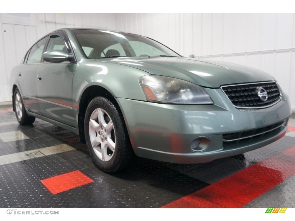 2006 Altima 2.5 S - Mystic Emerald Metallic / Blond photo #5