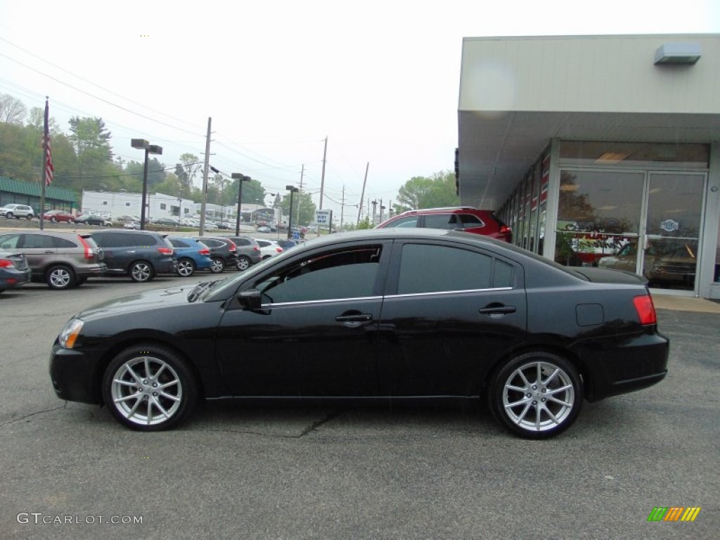 2012 Galant SE - Kalapana Black / Black photo #6