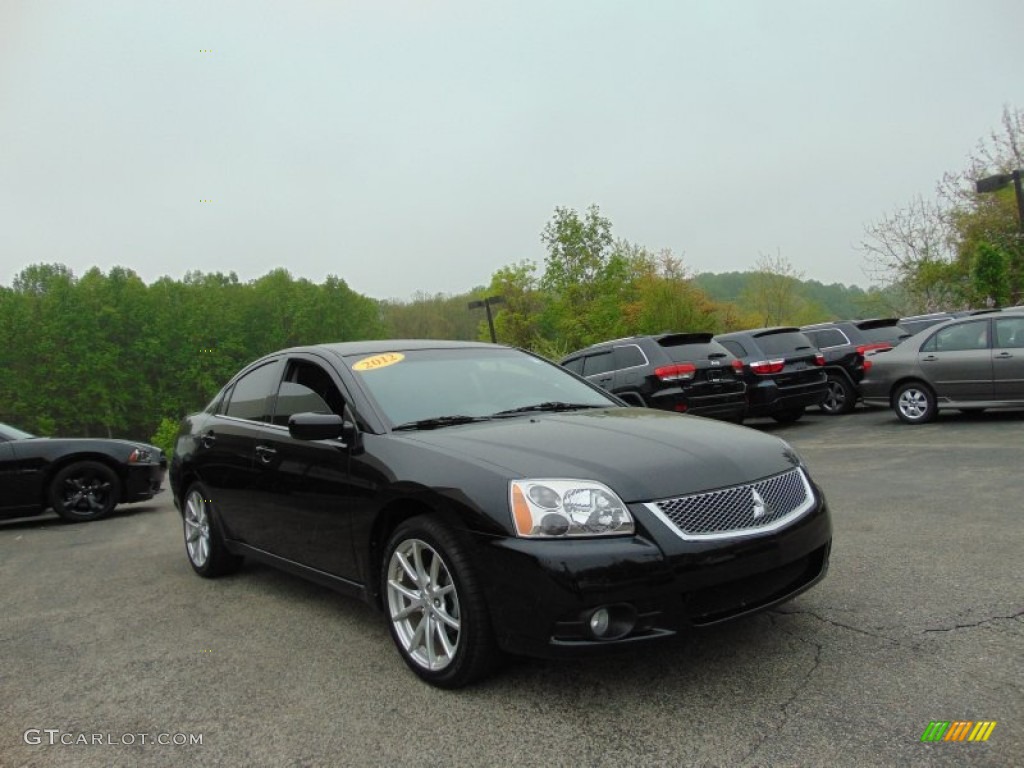 2012 Galant SE - Kalapana Black / Black photo #9