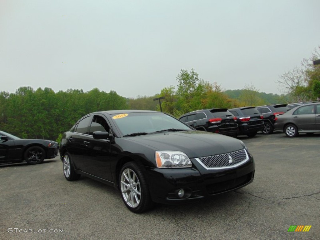 2012 Galant SE - Kalapana Black / Black photo #32