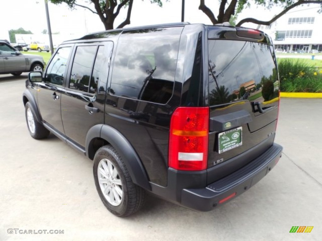 2007 LR3 V8 SE - Java Black Pearl / Alpaca Beige photo #9
