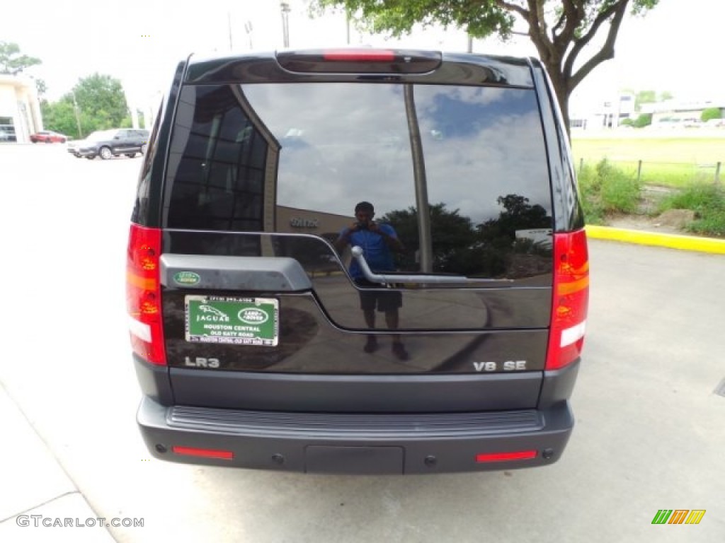 2007 LR3 V8 SE - Java Black Pearl / Alpaca Beige photo #10