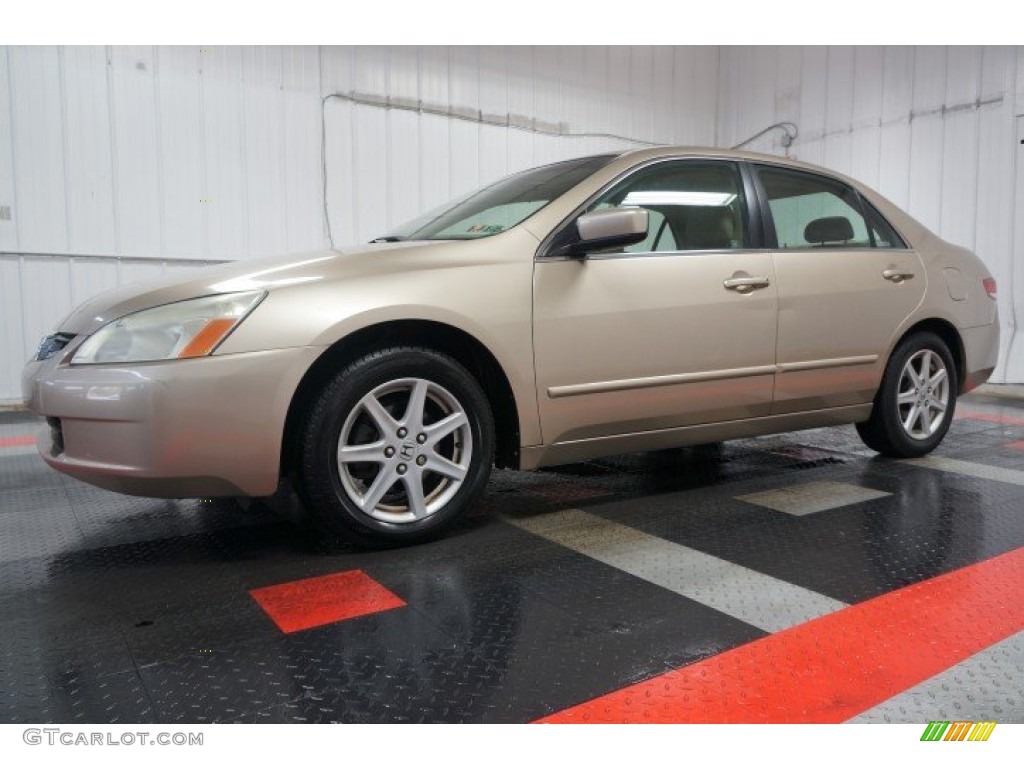 Desert Mist Metallic 2004 Honda Accord EX V6 Sedan Exterior Photo #103834105