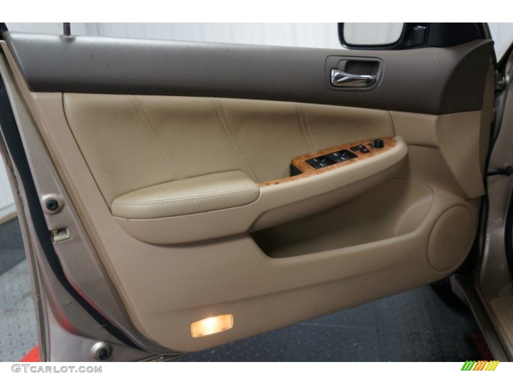 2004 Accord EX V6 Sedan - Desert Mist Metallic / Ivory photo #12