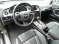 2011 Audi S6 Black Interior Prime Interior Photo