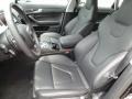 2011 Audi S6 Black Interior Front Seat Photo