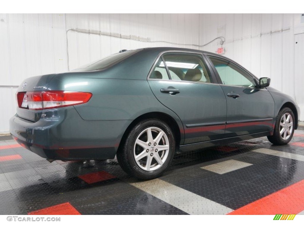 2004 Accord EX V6 Sedan - Deep Green Pearl / Ivory photo #7