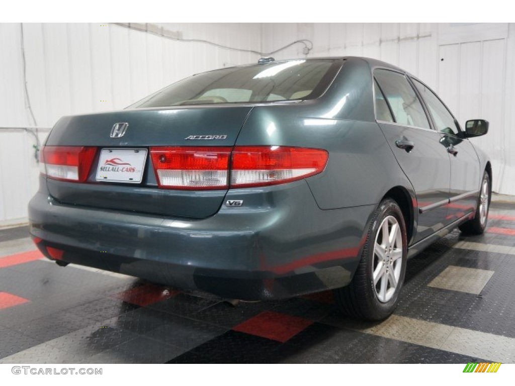 2004 Accord EX V6 Sedan - Deep Green Pearl / Ivory photo #8