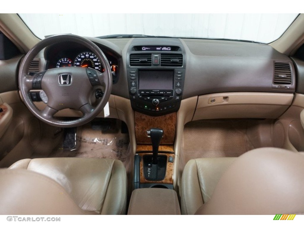 2004 Accord EX V6 Sedan - Deep Green Pearl / Ivory photo #22