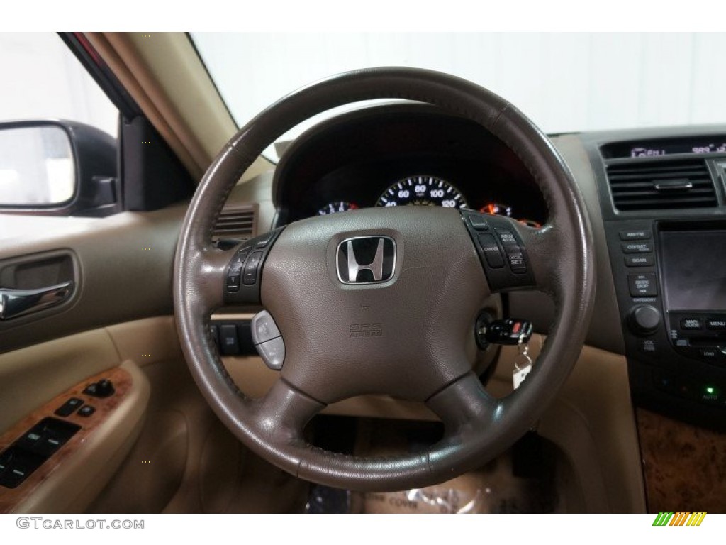 2004 Accord EX V6 Sedan - Deep Green Pearl / Ivory photo #23