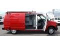 2009 Red Ford E Series Van E150 Cargo  photo #3