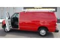 2009 Red Ford E Series Van E150 Cargo  photo #9