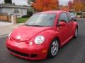 2002 Red Uni Volkswagen New Beetle Turbo S Coupe  photo #3