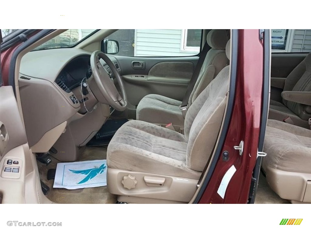 Oak Interior 2002 Toyota Sienna LE Photo #103837513