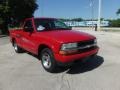 Dark Cherry Red Metallic 2002 Chevrolet S10 LS Regular Cab Exterior