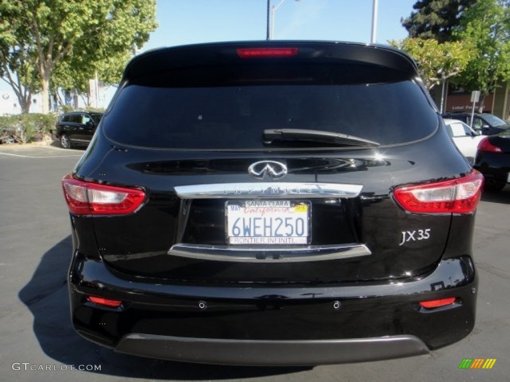 2013 JX 35 AWD - Black Obsidian / Wheat photo #8